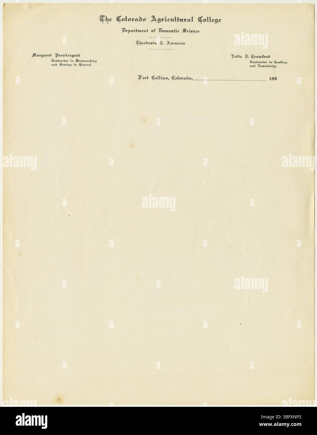 Page 4 shows more examples of blank forms and stationery from the early ...