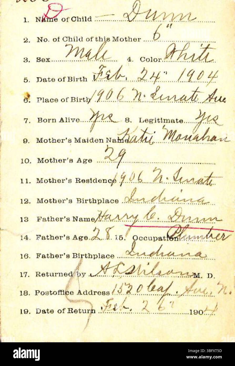 Birth certificates filing hi res stock photography and images Alamy