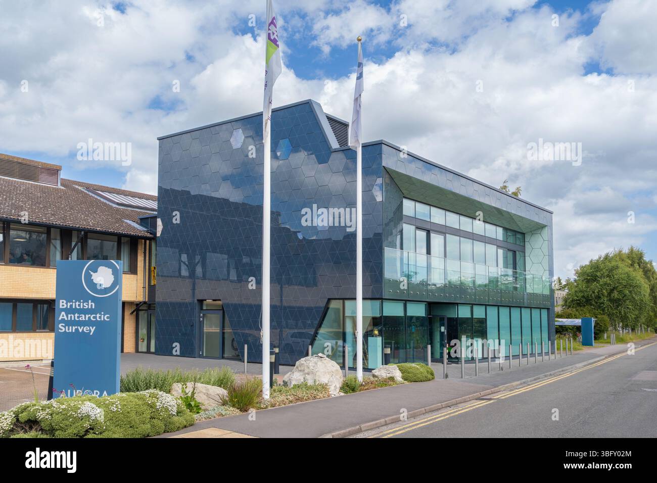The British Antarctic Survey office in Canbridge England Stock Photo