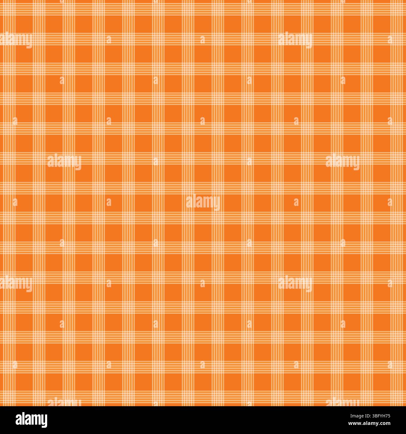Halloween seamless pattern. Halloween seamless check pattern. Halloween seamless Flannel/ plaid/ tartan/ lumberjack/ gingham pattern. thanksgiving. Stock Vector
