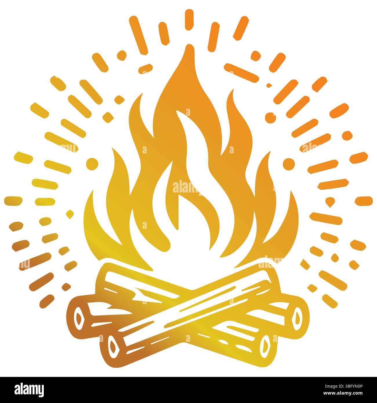 silhouette of fire Stock Vector Image & Art - Alamy