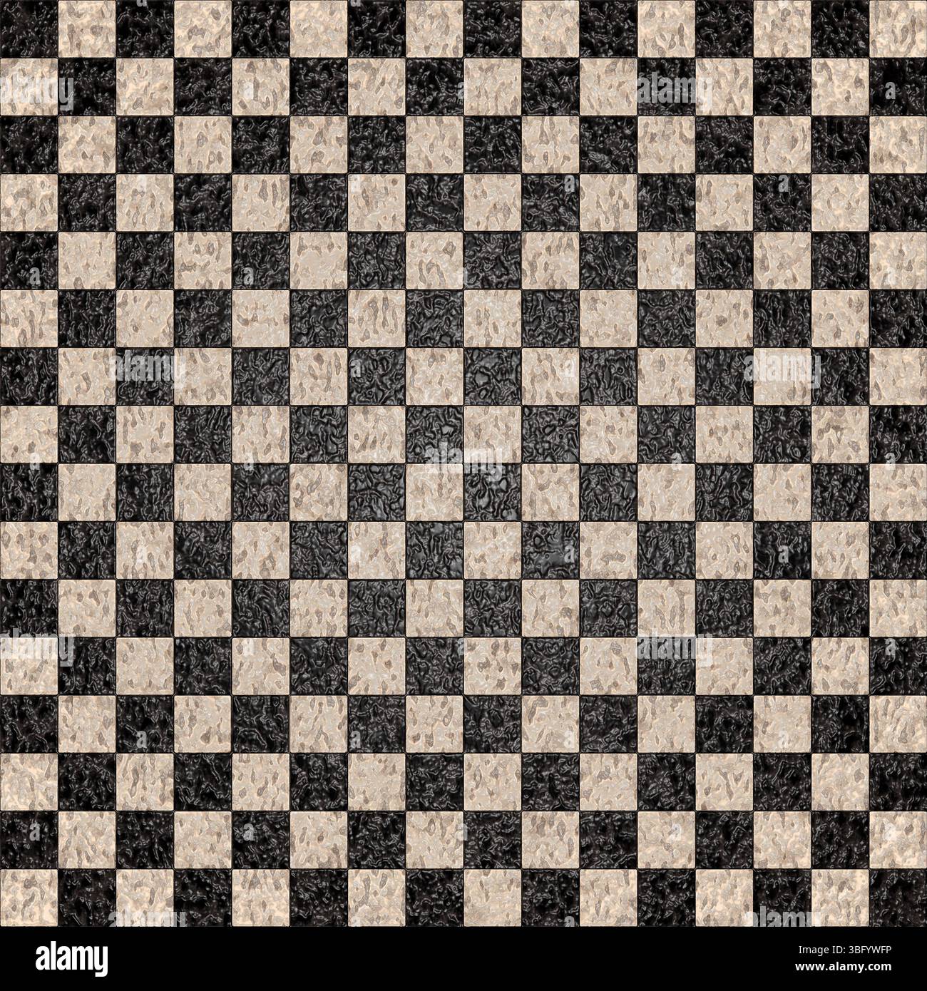 Black and white checkered pattern creating stunning visual effect Stock Photo