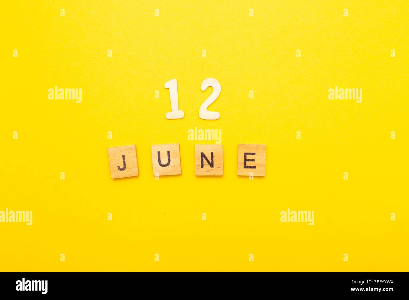 12 june calendar hi-res stock photography and images - Alamy