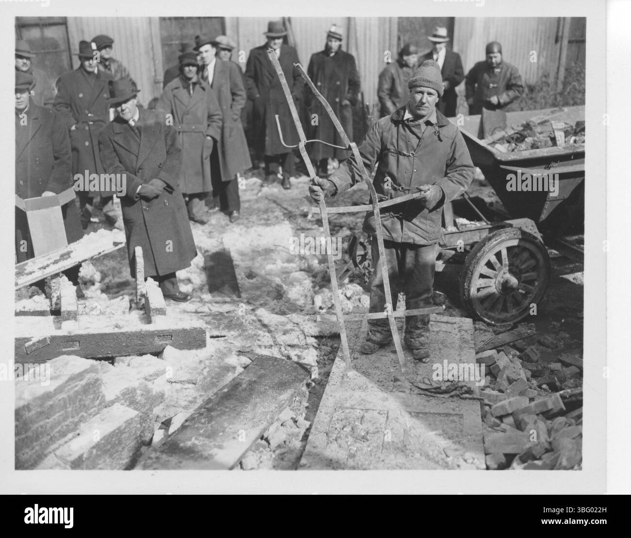 Decayed Fire Photographs document the devastating fire at Oddfellows Hall in 1936 ...