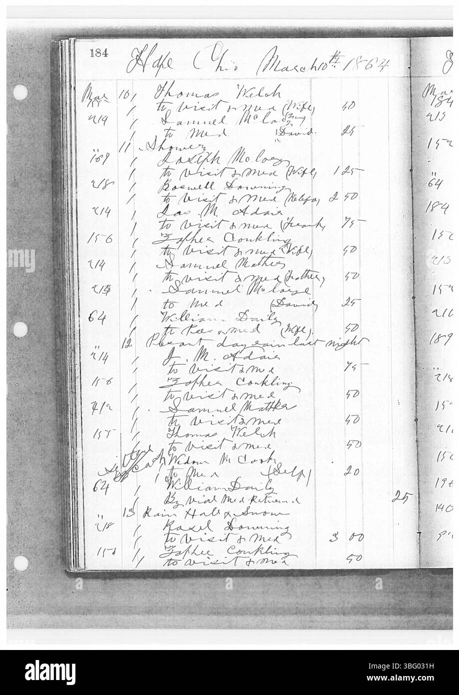 The journal of Dr. Sylvester William Ranney, documenting his medical ...