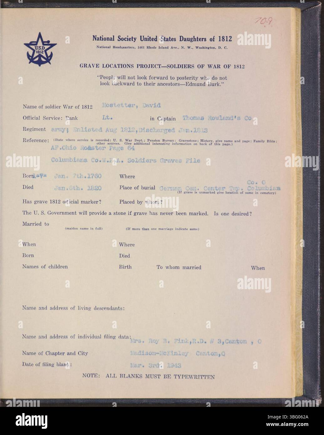 This multi-volume 1943 compilation identifies burial sites of Ohio ...