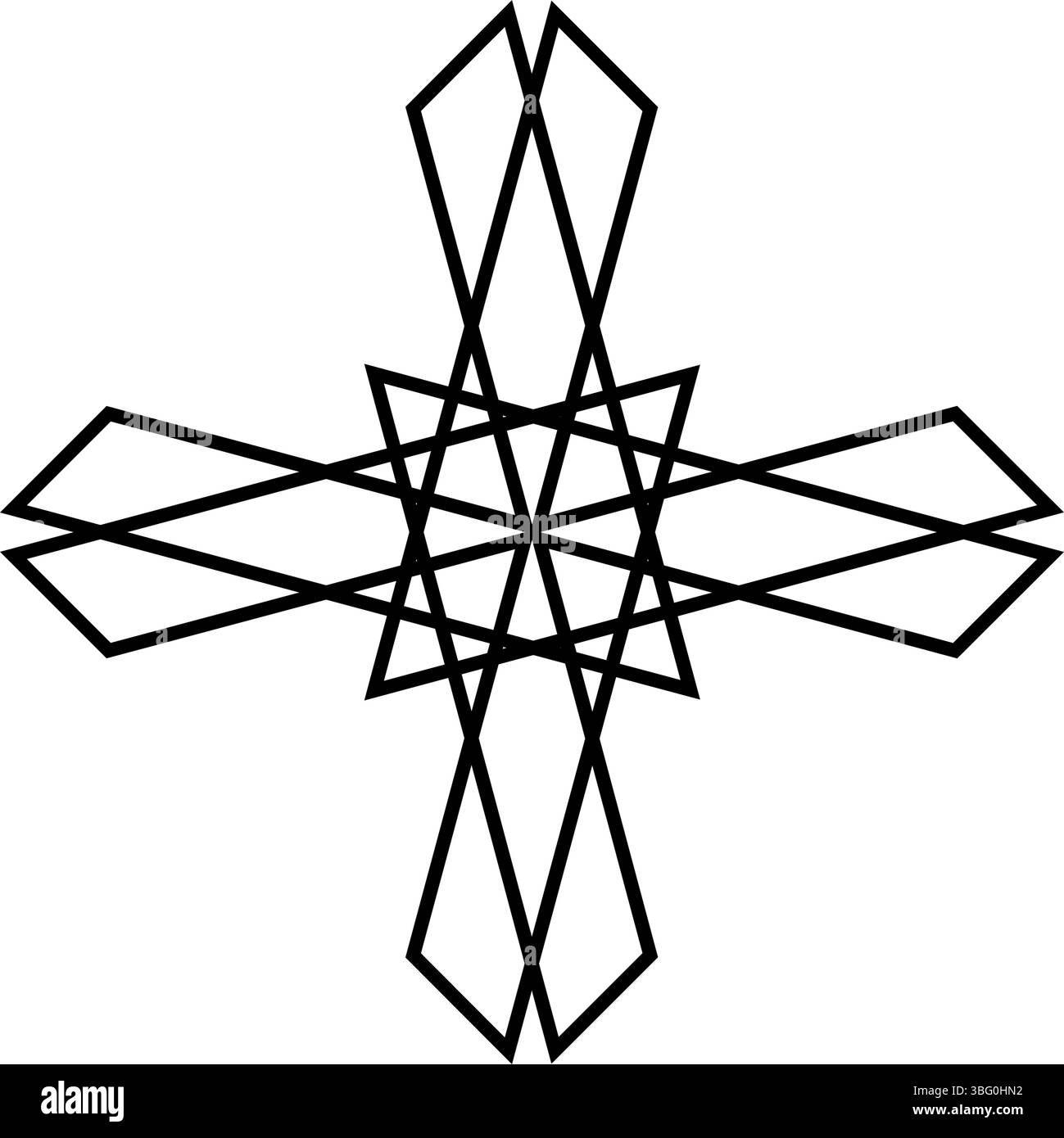 Abstract Geometric Line Art Pattern and Symbol Minimalist Design Stock ...