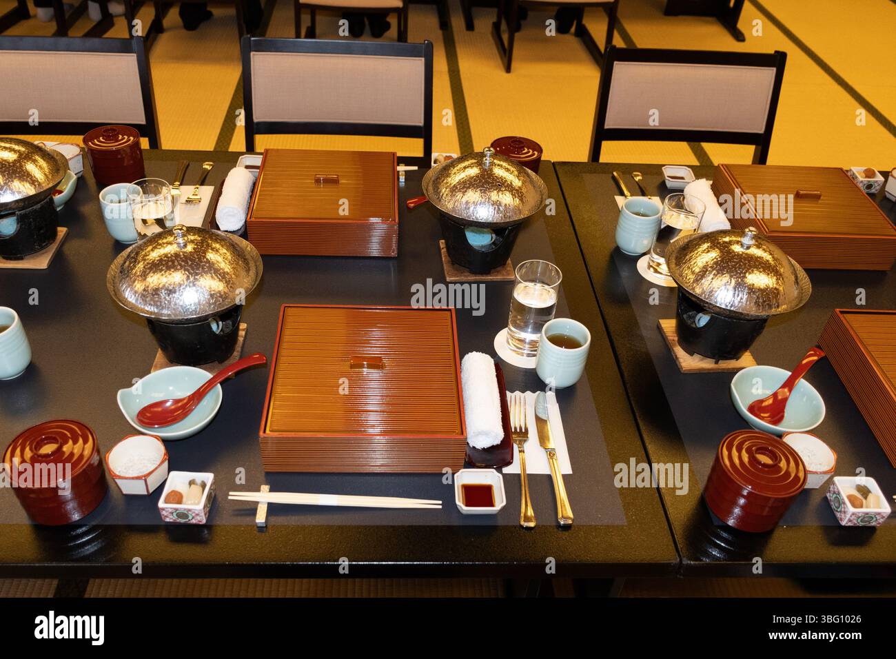 Typical Japanese table set Stock Photo - Alamy