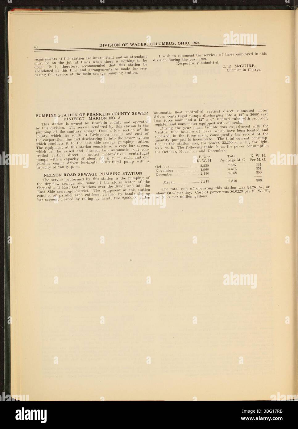 This section of the 1924 City of Columbus Annual Report outlines ...
