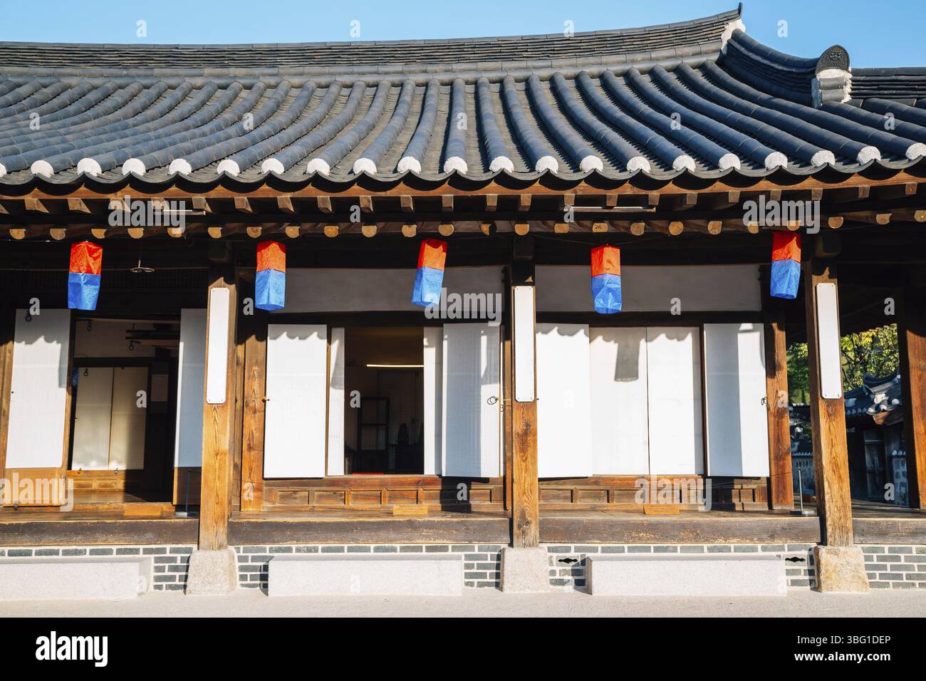 Namsangol Hanok Village, Korean traditional house in Seoul, Korea Stock ...