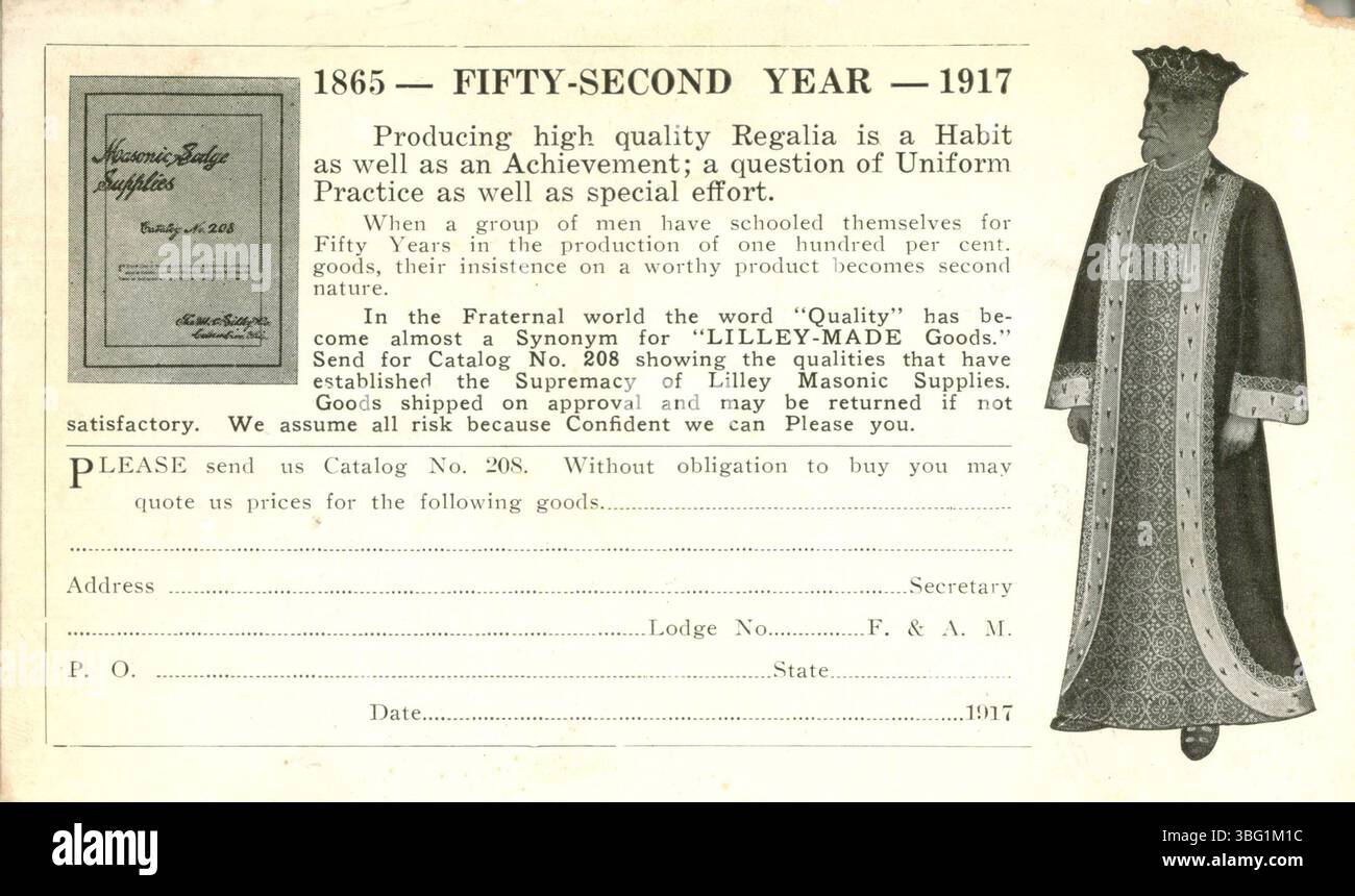 This advertising postcard from M.C. Lilley & Co., dated 1917, promotes