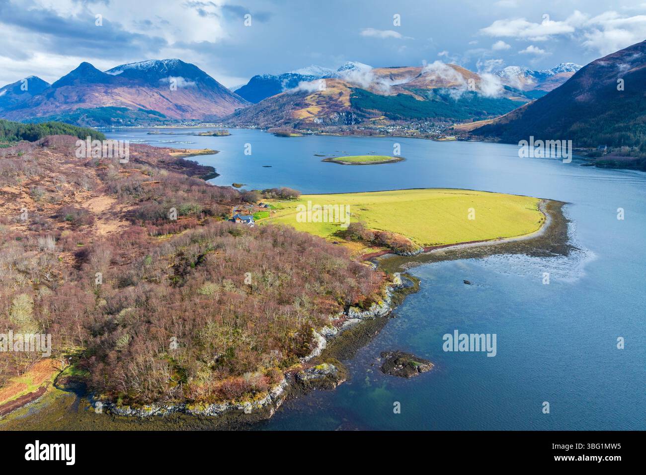 Loch Leven, United Kingdom, UK Scotland Great Britain, Highlands, British Isles Argyll and Bute Stock Photo