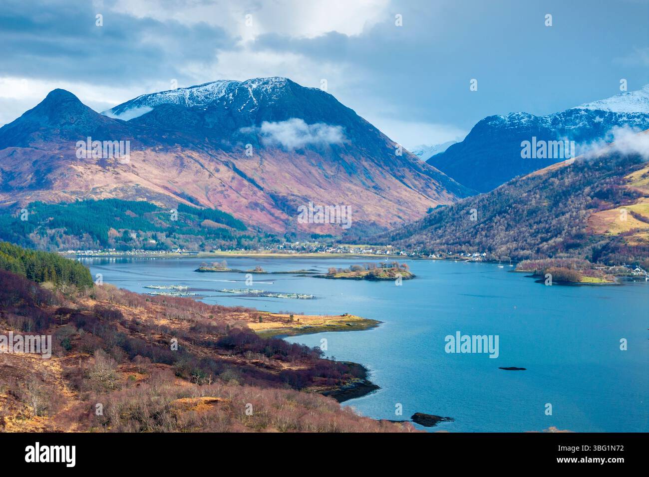 Loch Leven, United Kingdom, UK Scotland Great Britain, Highlands, British Isles Argyll and Bute Stock Photo