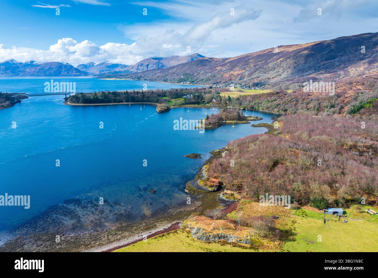 Loch Leven, United Kingdom, UK Scotland Great Britain, Highlands, British Isles Argyll and Bute Stock Photo