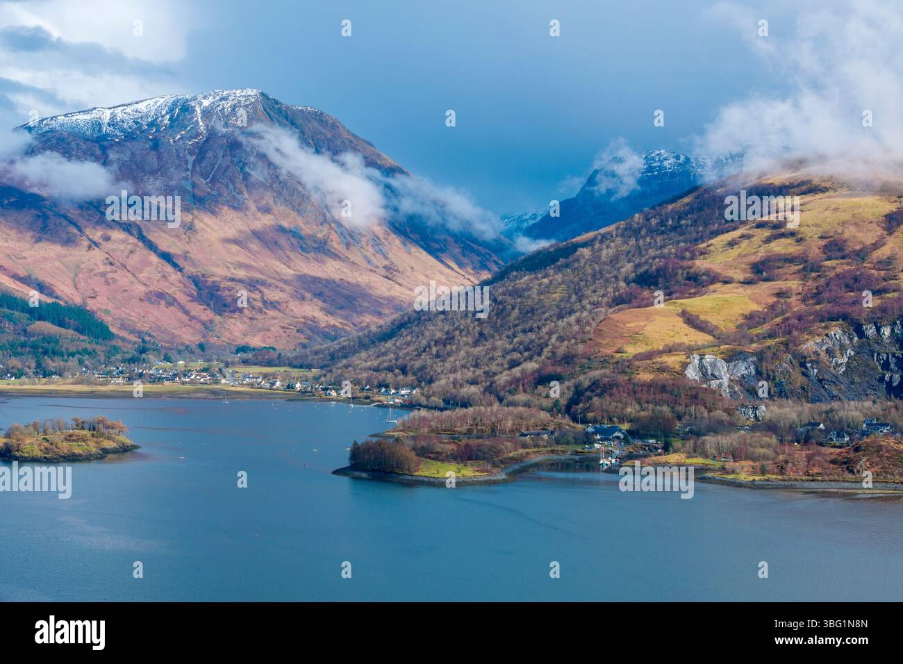 Loch Leven, United Kingdom, UK Scotland Great Britain, Highlands, British Isles Argyll and Bute Stock Photo