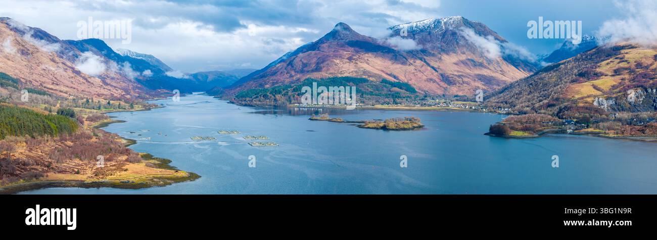 Loch Leven, United Kingdom, UK Scotland Great Britain, Highlands, British Isles Argyll and Bute Stock Photo