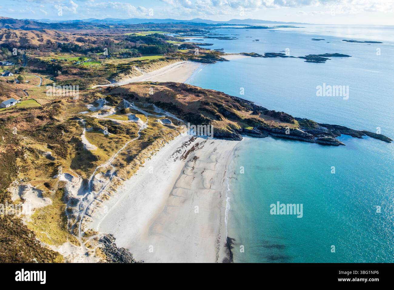 United Kingdom, UK Scotland Great Britain, Atlantic ocean, Highlands, British Isles, UK, United Kingdom Highland Camusdarach Beach Stock Photo