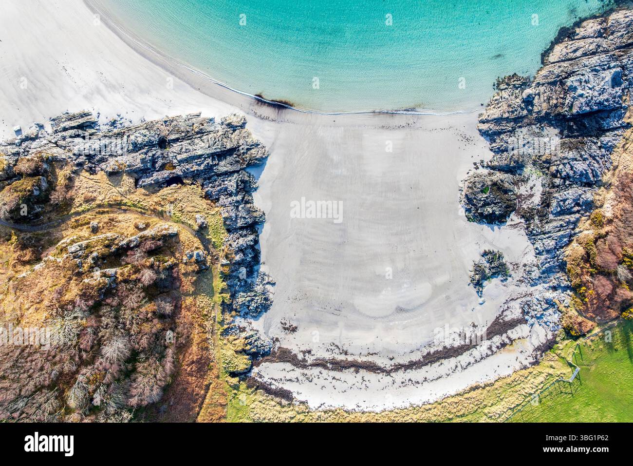 United Kingdom, UK Scotland Great Britain, Atlantic ocean, Highlands, British Isles, UK, United Kingdom Highland Camusdarach Beach Stock Photo