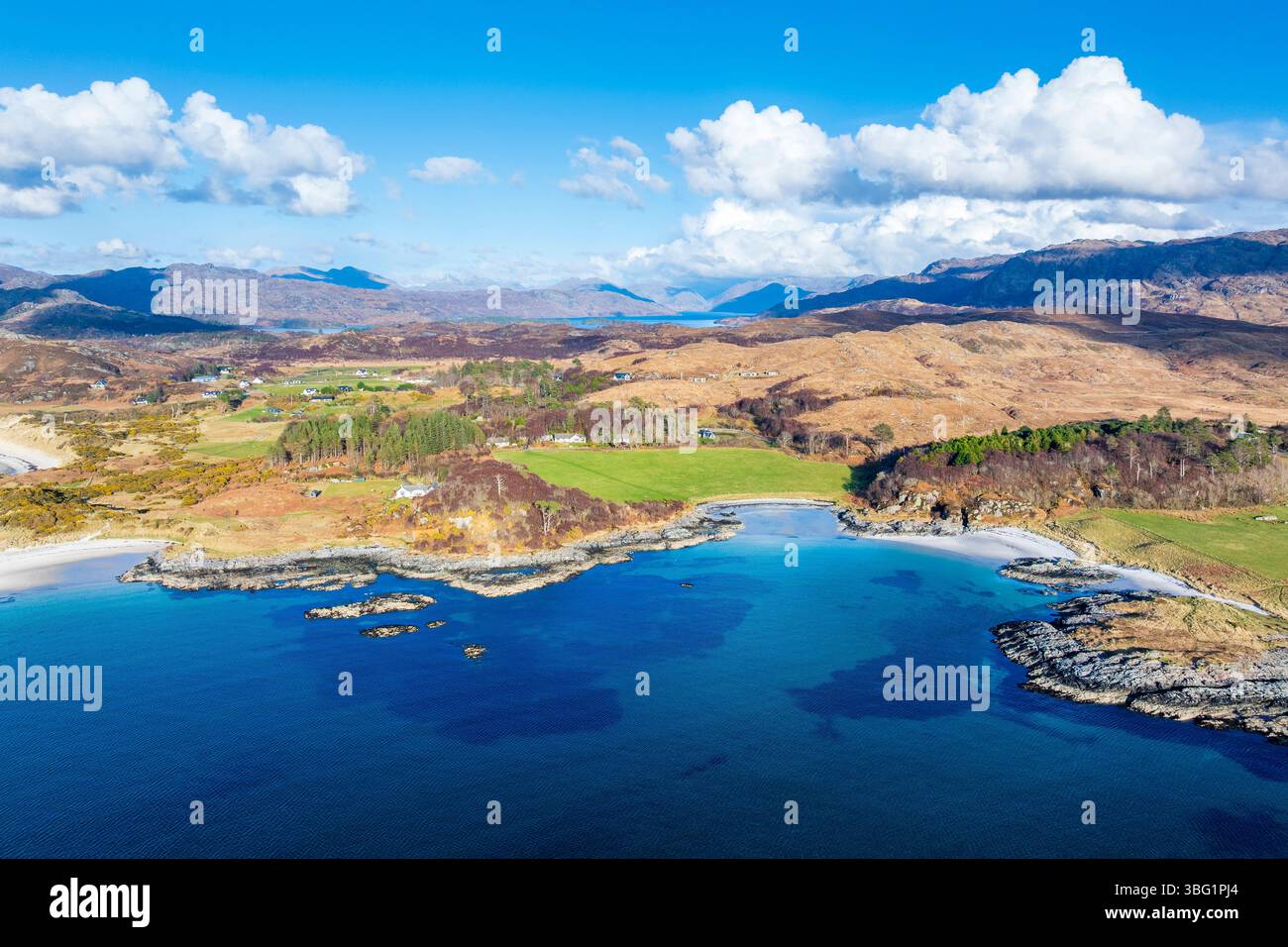 United Kingdom, UK Scotland Great Britain, Atlantic ocean, Highlands, British Isles, UK, United Kingdom Highland Camusdarach Beach Stock Photo