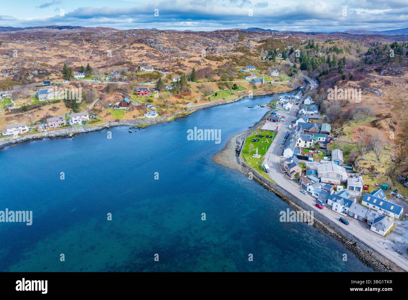 United Kingdom, UK Scotland Great Britain, Highlands, British Isles, UK, United Kingdom Highland Sutherland Lochinver Stock Photo