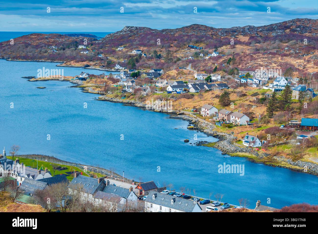 United Kingdom, UK Scotland Great Britain, Highlands, British Isles, UK, United Kingdom Highland Sutherland Lochinver Stock Photo