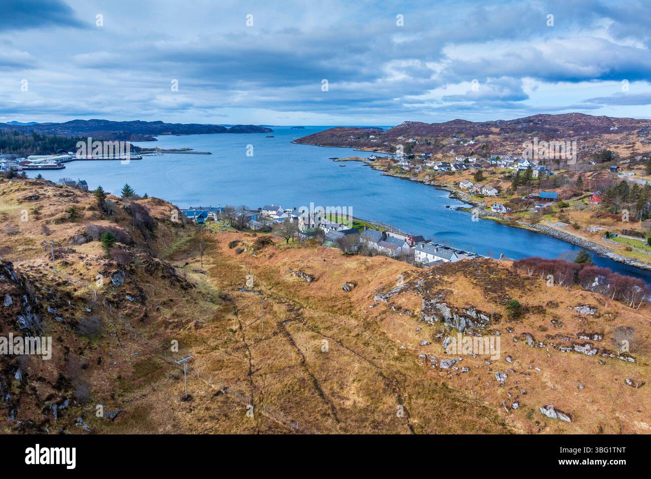 United Kingdom, UK Scotland Great Britain, Highlands, British Isles, UK, United Kingdom Highland Sutherland Lochinver Stock Photo