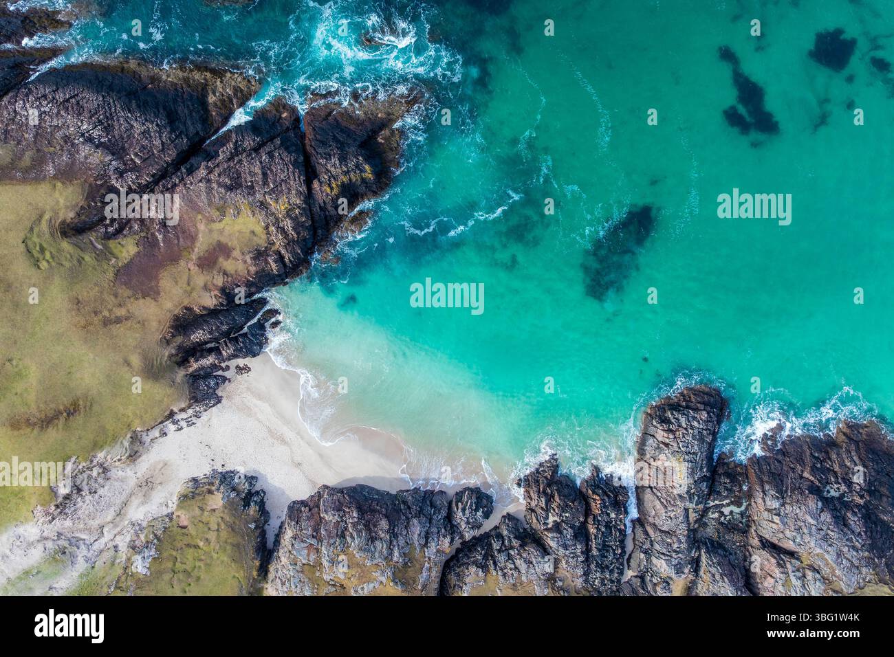 United Kingdom, UK Scotland Great Britain, Highlands, British Isles, UK, United Kingdom Highland Sutherland Clachtoll Beach Stock Photo