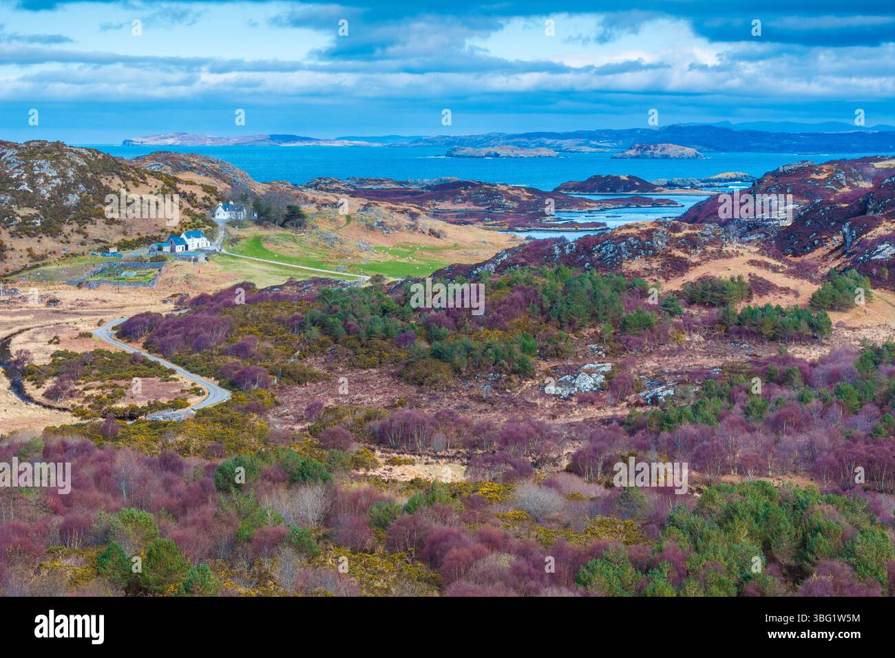 United Kingdom, UK Scotland Great Britain, Highlands, British Isles, UK, United Kingdom Highland Sutherland Oldany Giver Stock Photo