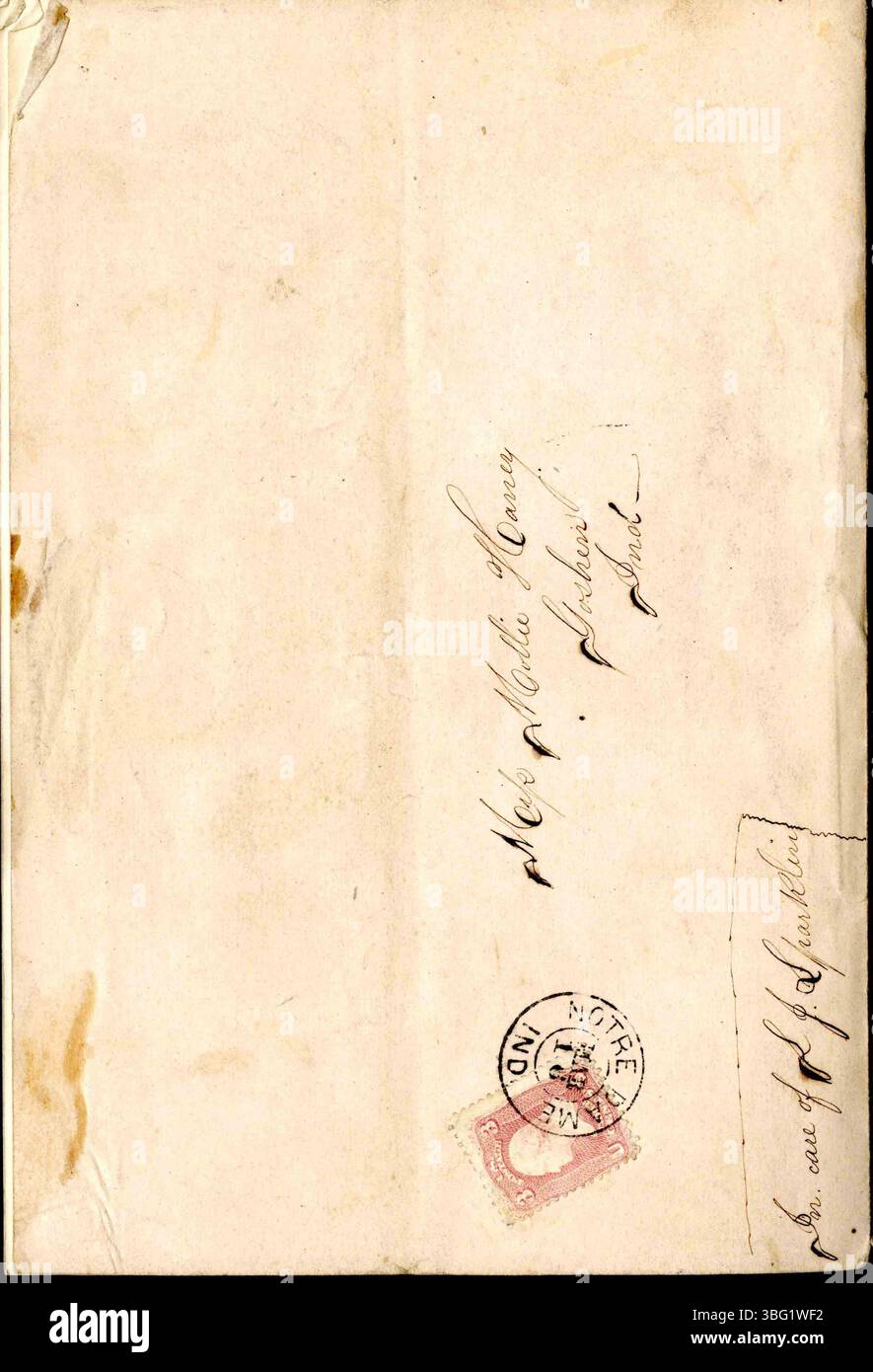 This 1863 catalogue for St. Mary's Academy, Notre Dame, Indiana lists