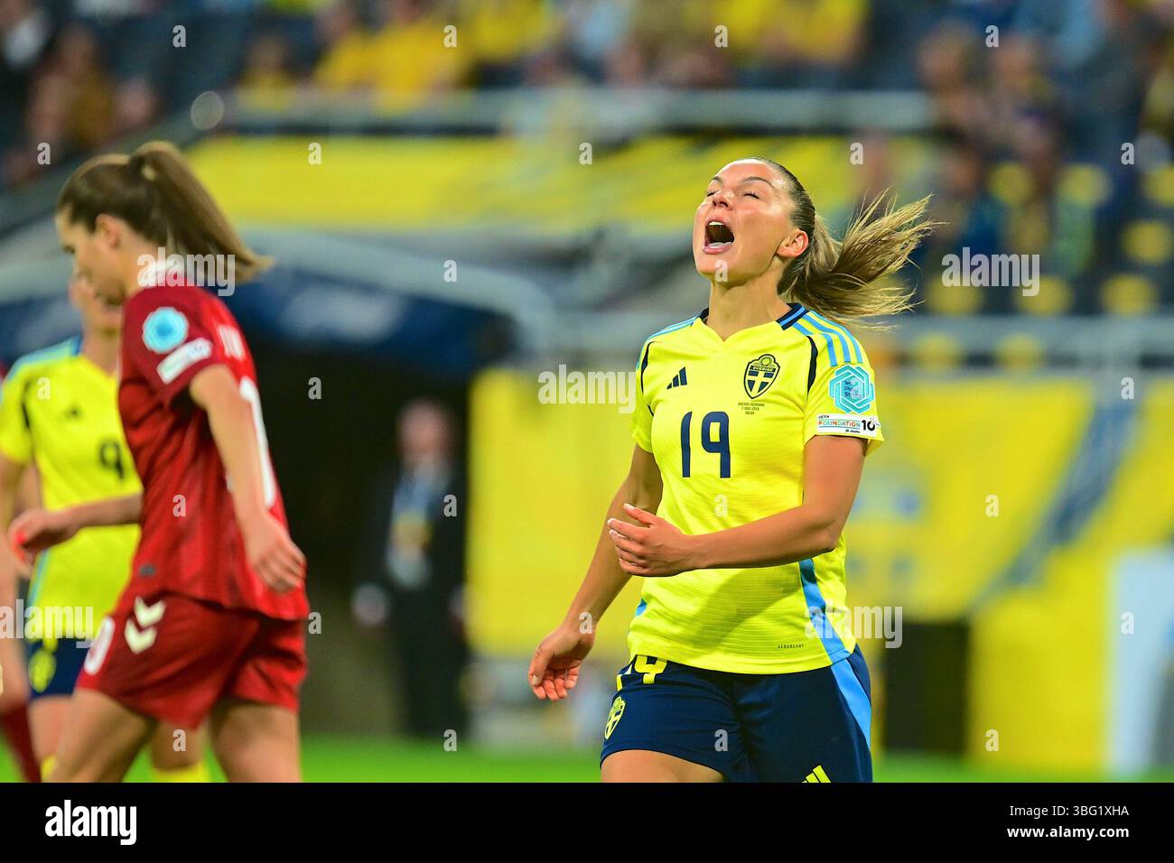 Strawberry Arena, Solna, Sweden, June 3rd 2025: Johanna Rytting Kaneryd ...