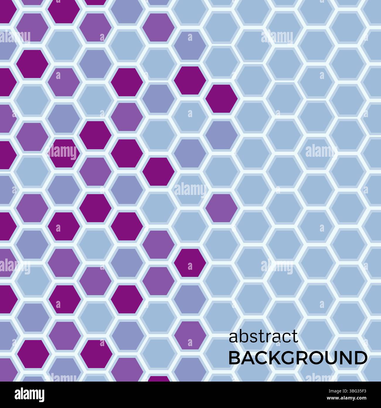 Abstract background with color hexagons elements.  Vector illustration. Stock Vector