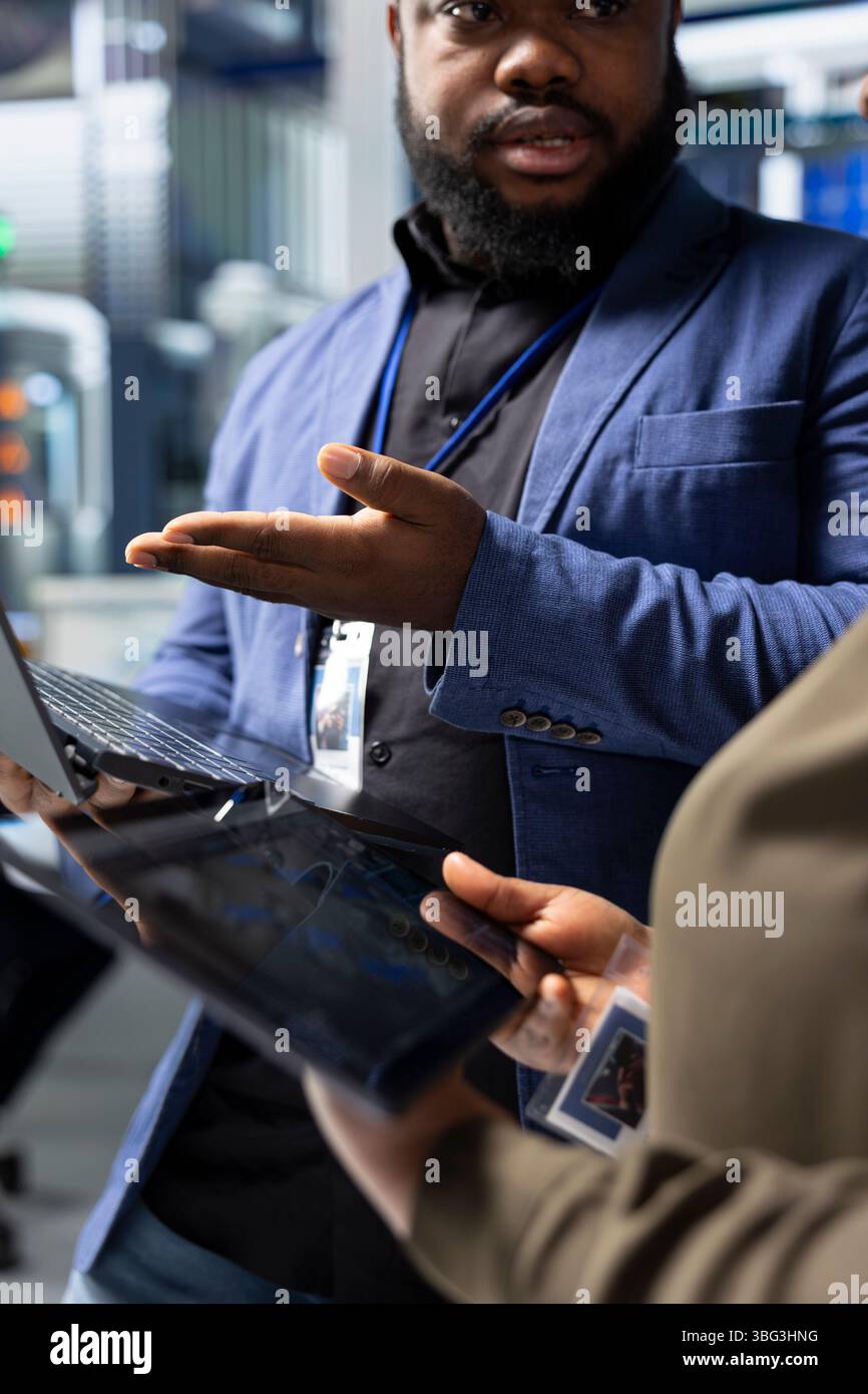 Solar panels inspection group review hi-res stock photography and ...