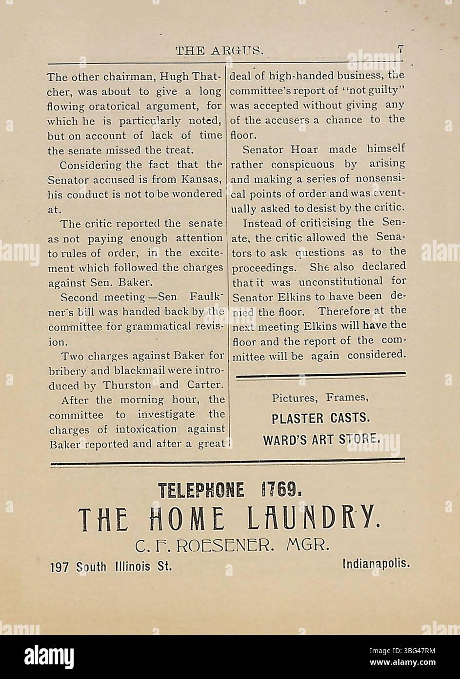 The May 17, 1897 issue of *The Argus*, a semi-monthly newspaper ...