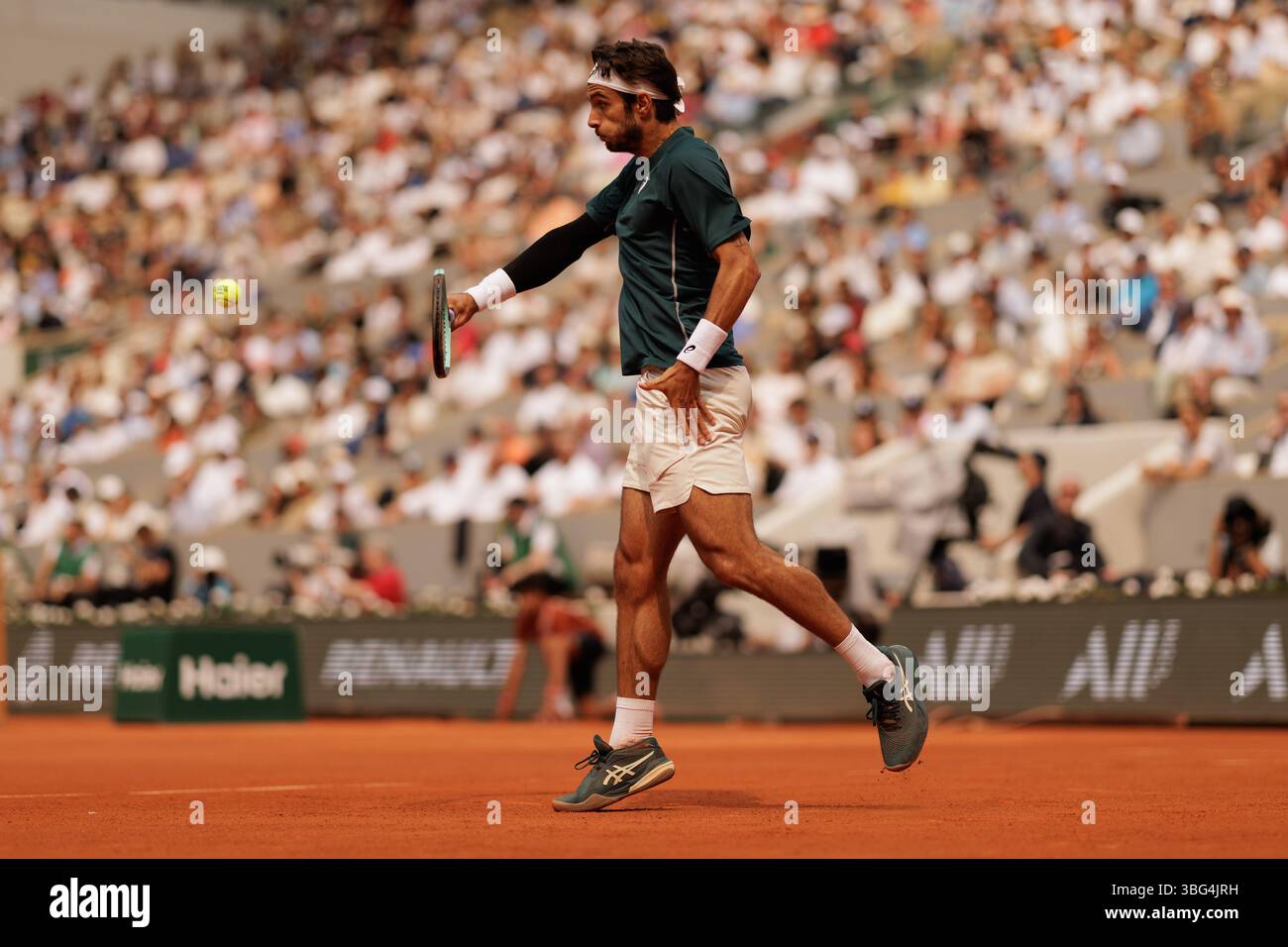 Lorenzo Musetti of Italy during the RolandGarros 2025, French Open