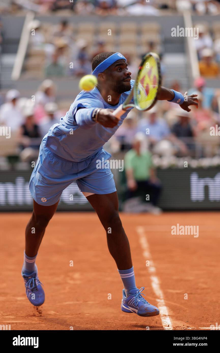Frances Tiafoe of United States during the RolandGarros 2025, French