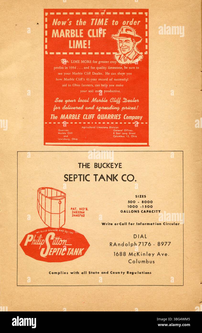 The Official Race Program for the 1954 Ohio State Fair (August 27 to ...