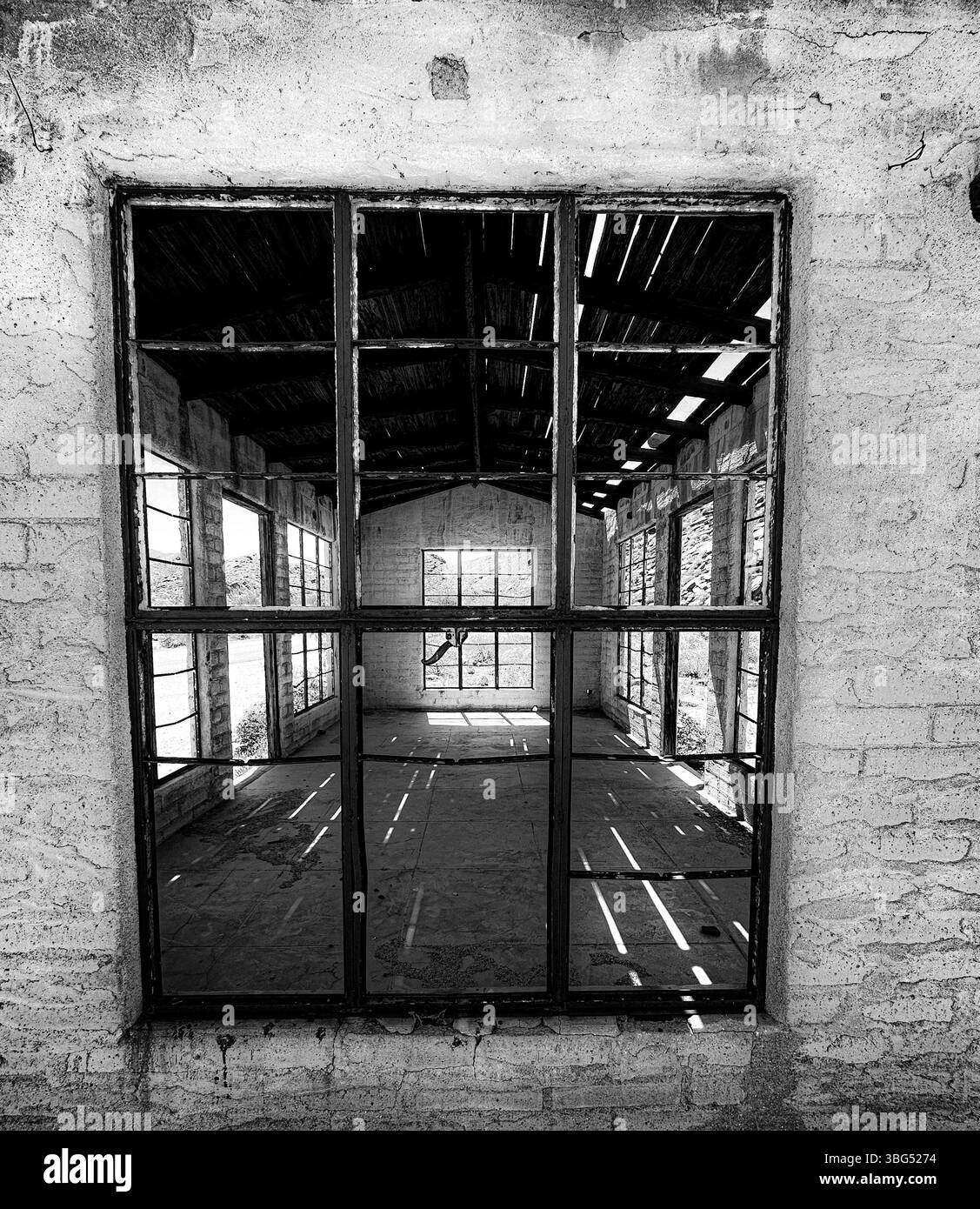 looking into an old historic building - Smartphone Captured Stock Image