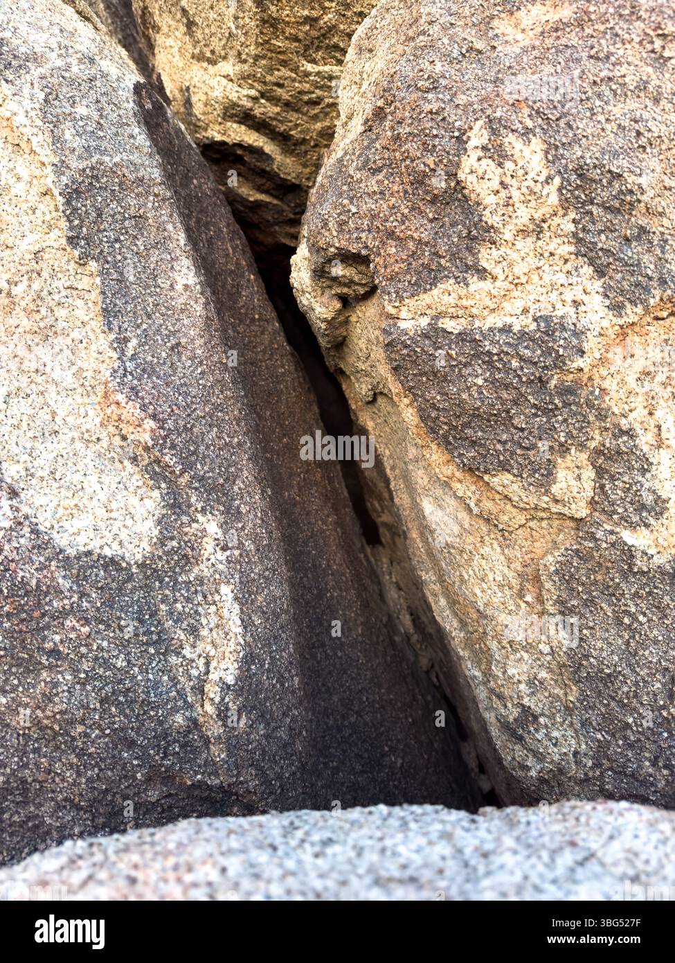 Experience the natural beauty of an ancient rock formation, where the remarkable dimensional colors, shaped by the forces of nature, become reality. - Smartphone Captured Stock Image
