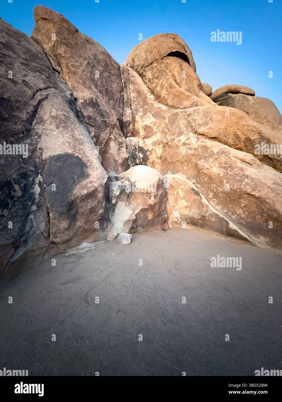 desert landscape highlighting boulders on public lands - Smartphone Captured Stock Image