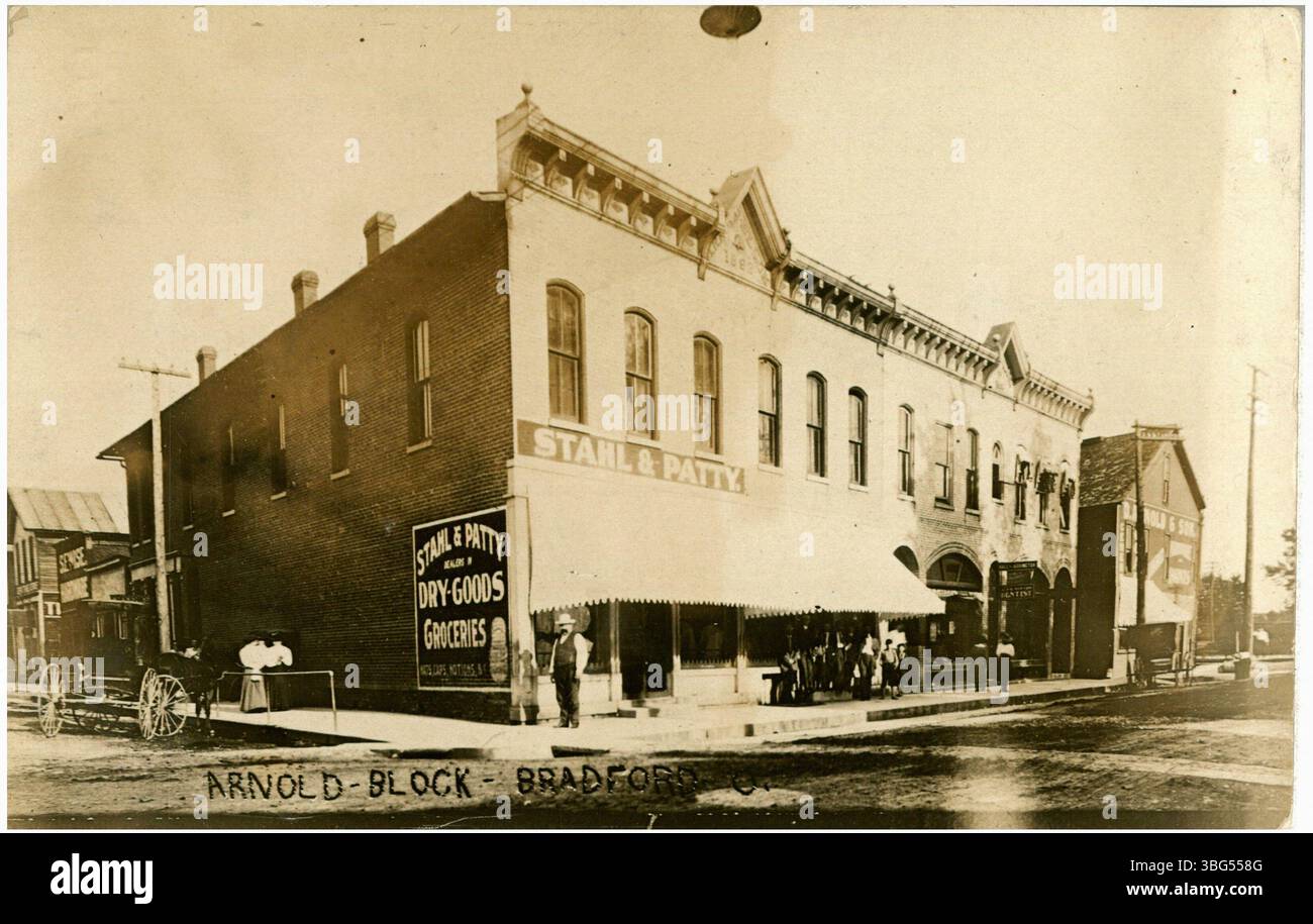 The Arnold Block, located on the east side of Miami Avenue in Bradford ...
