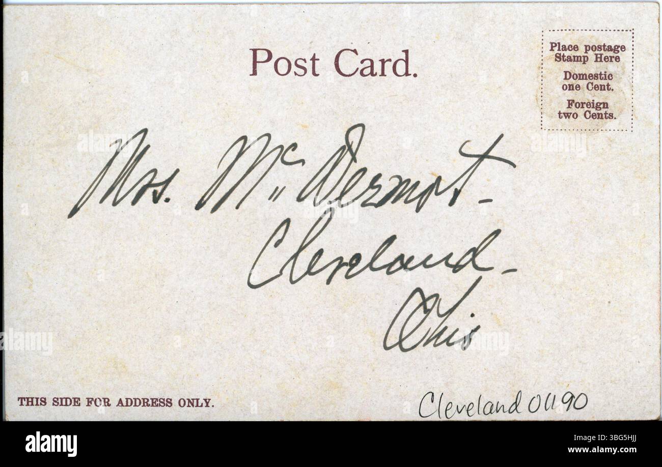 Color postcard of the Rose Building in Cleveland, Ohio, highlighting ...