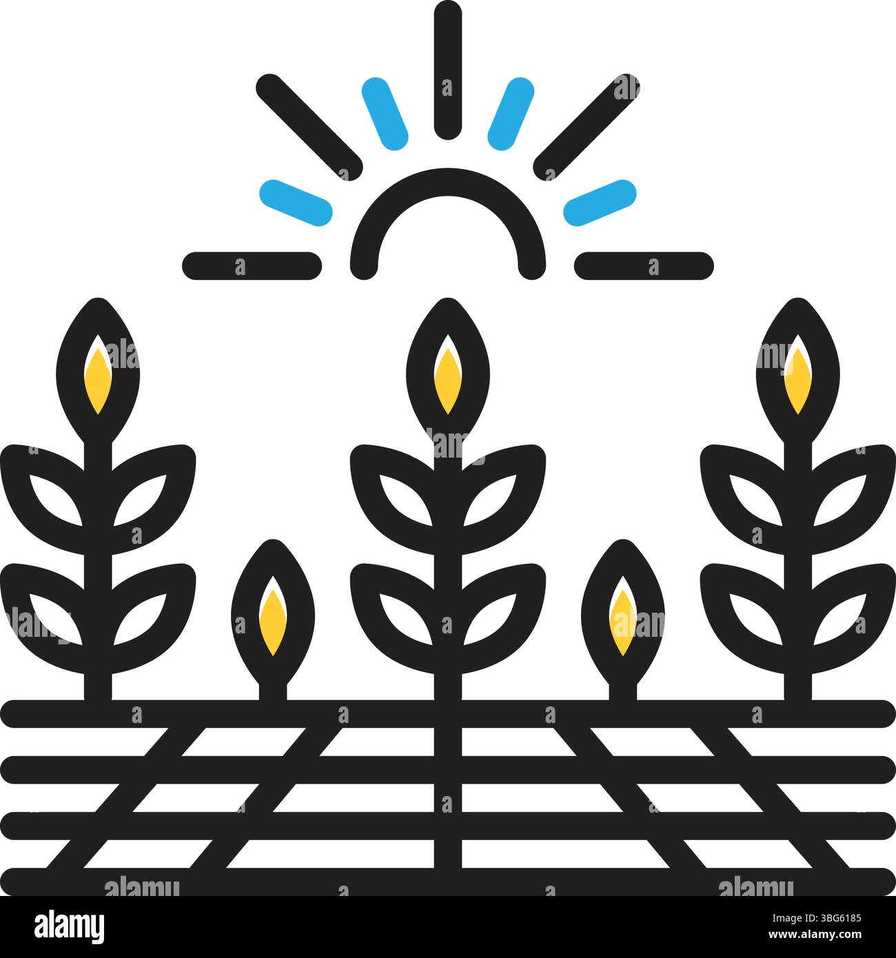 Icon for agricultural,farming Stock Vector