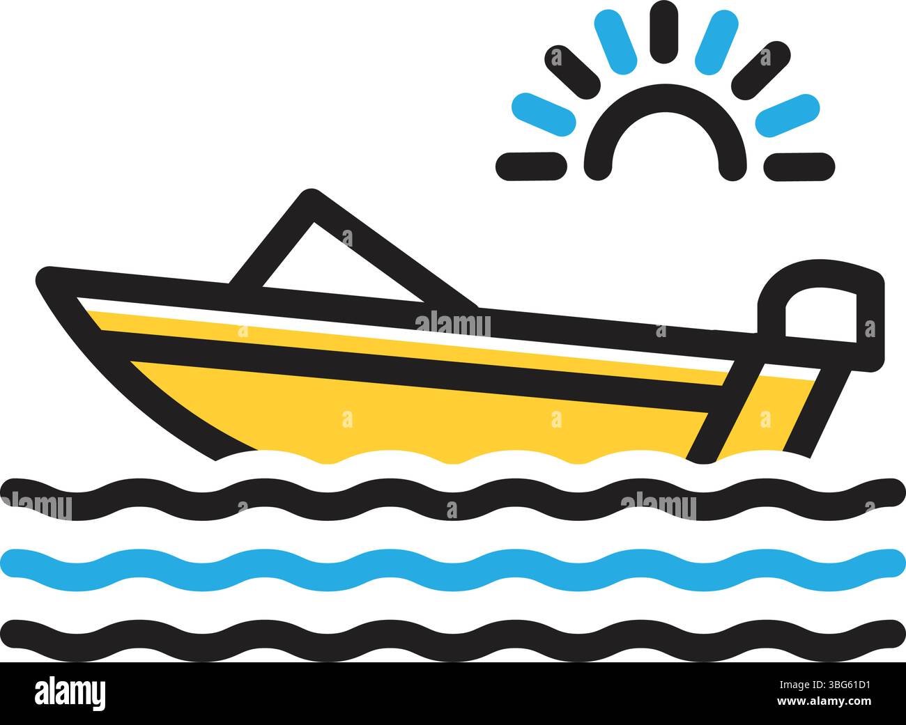 Icon for boat,ferry Stock Vector