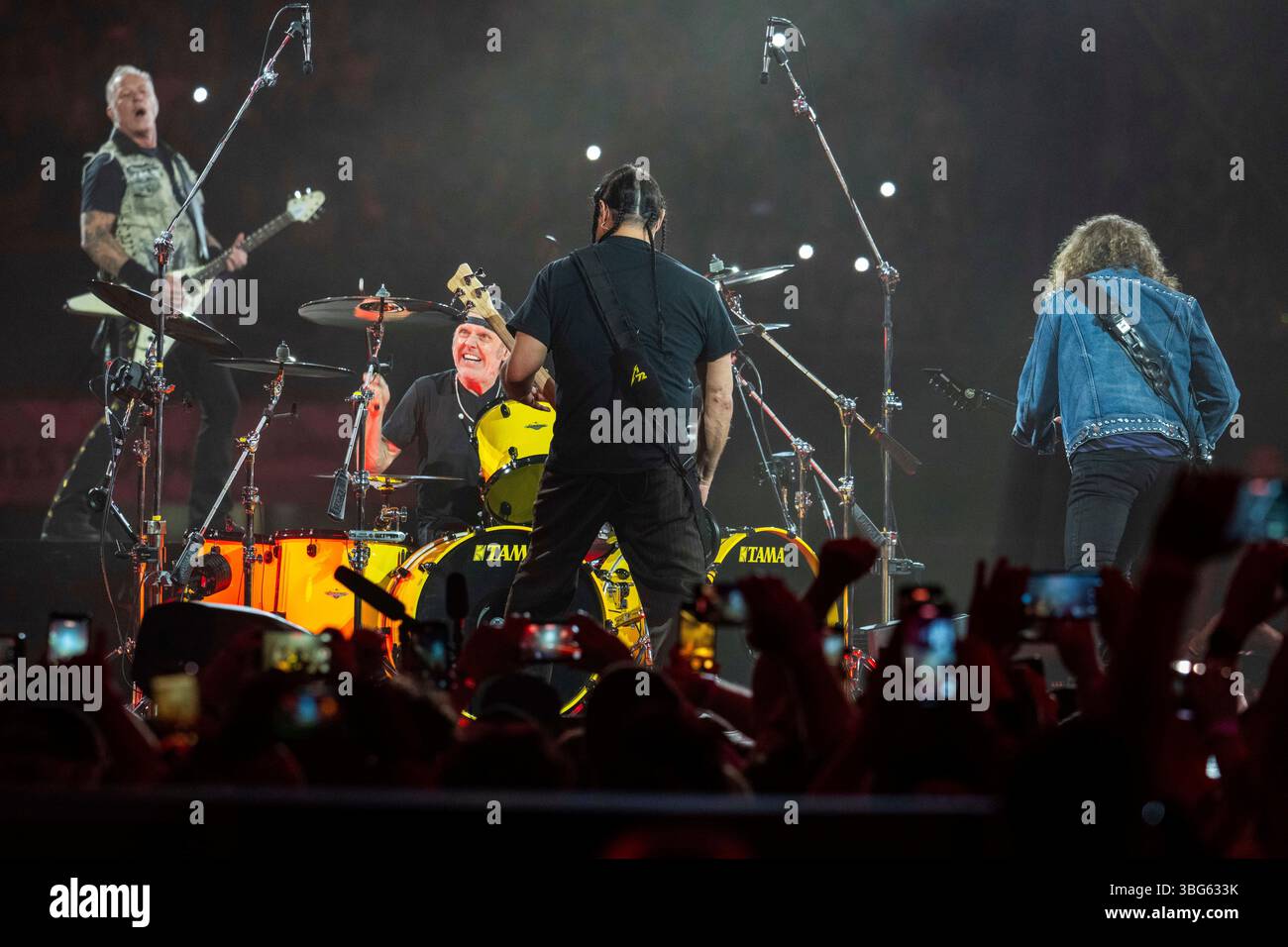 Metallica performs during the M72 World Tour on Tuesday, June 3, 2025