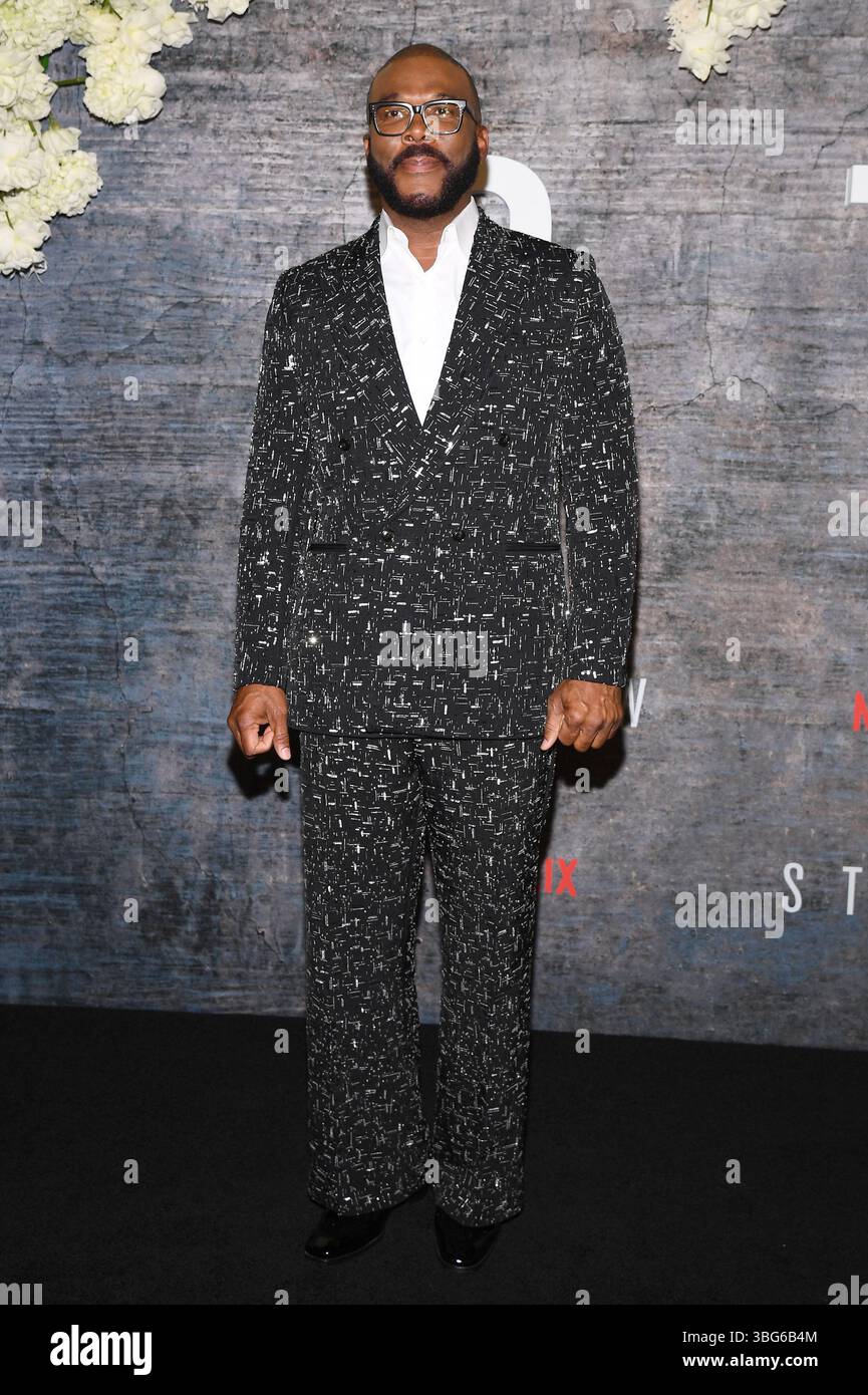 Tyler Perry Red New York, USA. 03rd June, 2025. Tyler Perry attends Netflix's STRAW ...