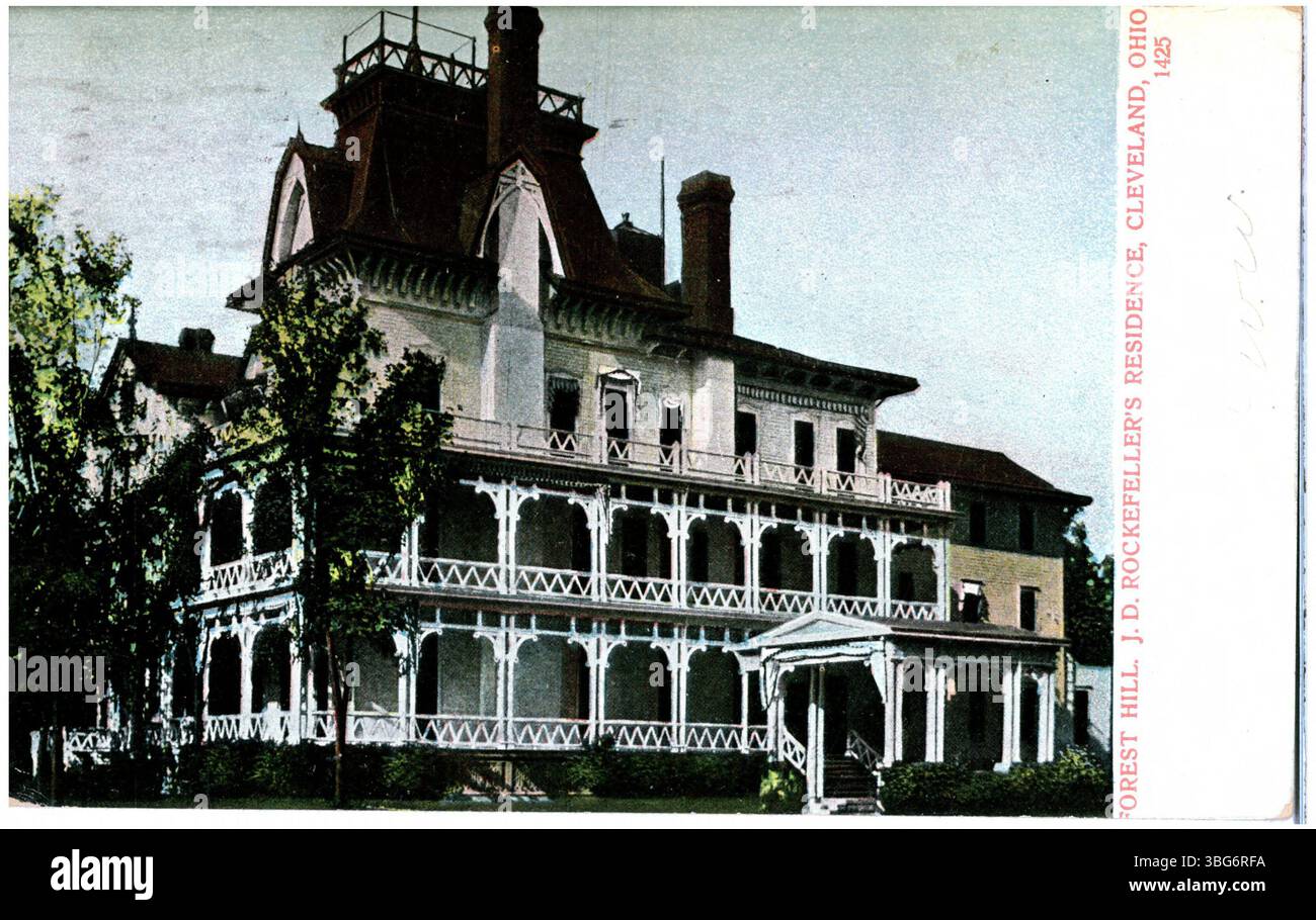 Forest Hill, photographed in 1906, served as the summer residence of ...