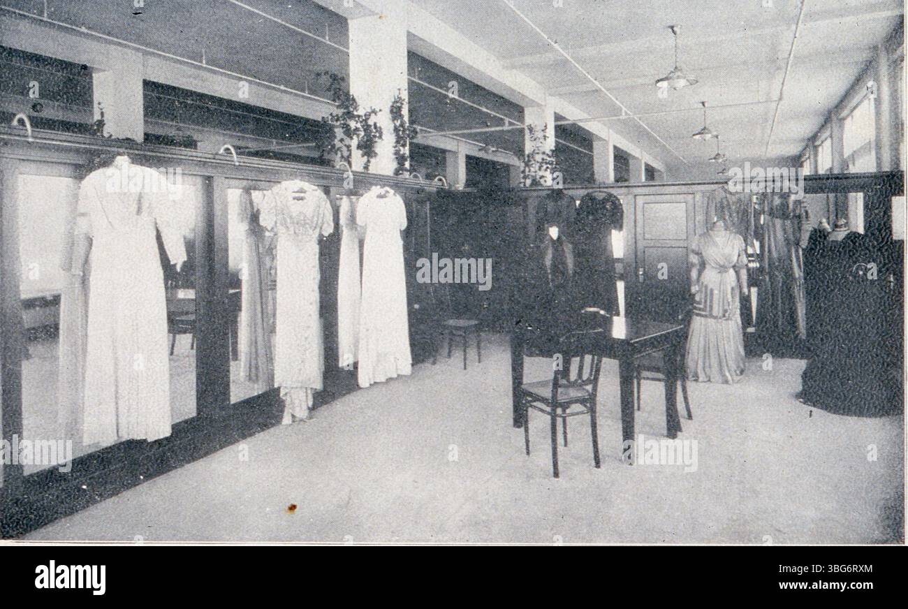 The photograph shows the costume room on the 3rd floor of the F. & R. Lazarus Company building, a major retail store in downtown Columbus. Stock Photo
