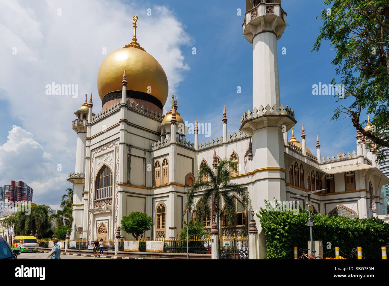 Sultan mosque, Kampong Glam Malay heritage district, Singapore Stock Photo