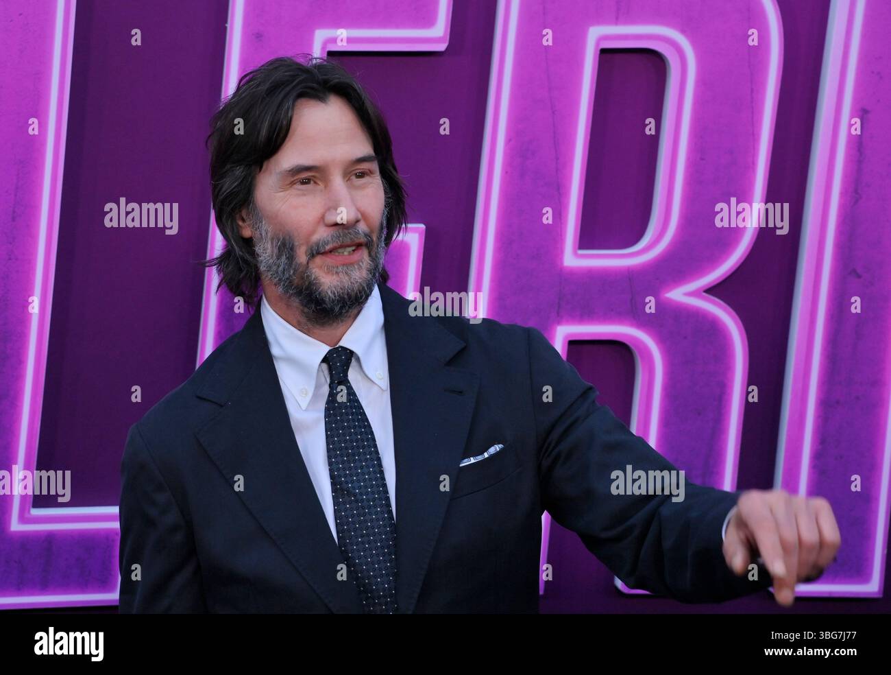 Cast member Keanu Reeves attends the special screening of the motion ...