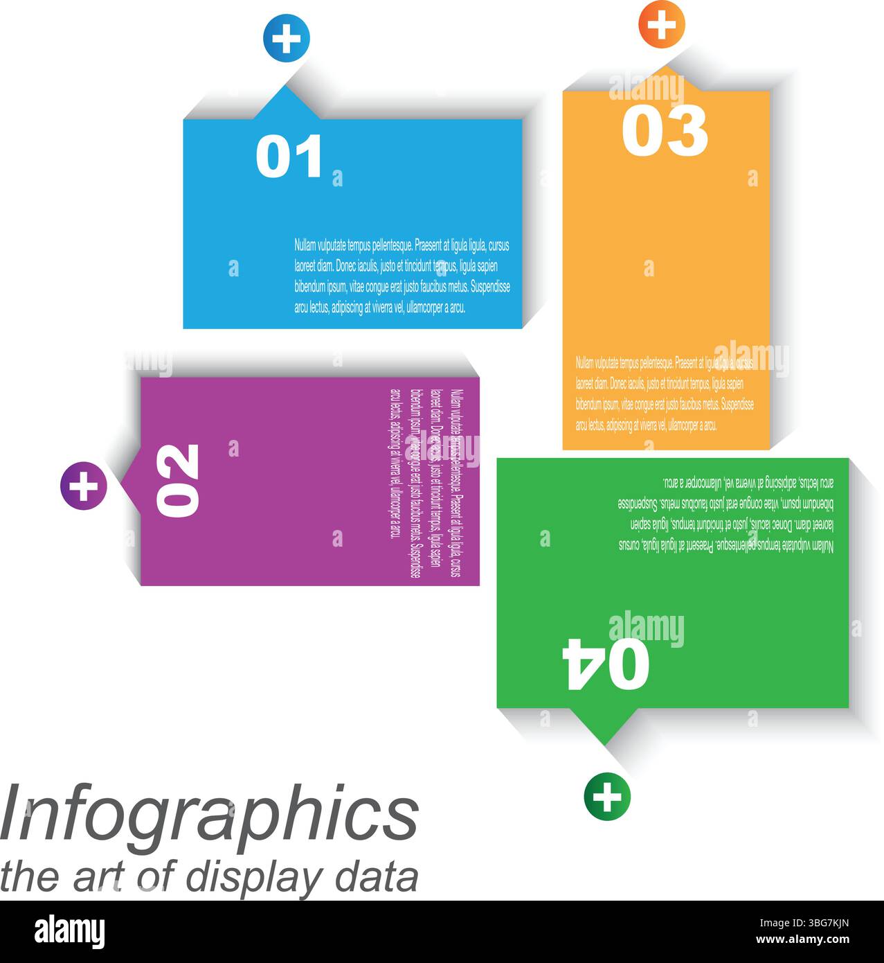 Infographic template for modern data visualization and ranking and ...